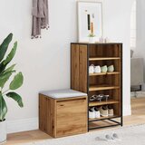 vidaXL kutija s ladicom Artisan hrast 40,5x40x40 cm izrađeno drvo | shoptok.hr