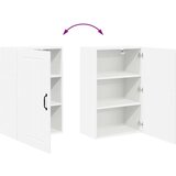 vidaXL Stenska kuhinjska omarica Bela 50 x 31 x 80 cm Konstruiran les | Shoptok.si