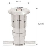 Markslöjd 107717 - LED spoljno ugradno svetlo GARDEN24 3W/24V IP44 crna/mat hrom | Eponuda.com