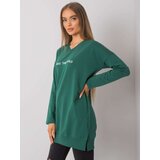 RUE PARIS Tunic-RV-TU-7201.43P-dark green | Shoptok.si
