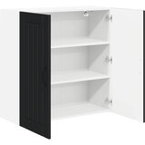  Ormar za Zid Lucca Crna 80 x 31 x 80 cm Konstruirano drvo | shoptok.hr