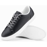 Ombre Classic men's sneaker shoes with high sole - graphite | ePonuda.com