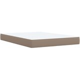  s oprugama i madrac cappuccino 160x200cm od umjetne kože | shoptok.hr