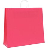  Papirnate vrečke 50 kosov z ročaji roza 54x15x49 cm, (5000160884) | Shoptok.si