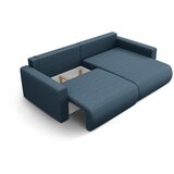 Cosmopolitan Design Tamno plava sklopiva/s prostorom za odlaganje kutna garnitura Belfast – | shoptok.hr