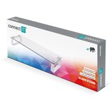 Connect IT CI-1135 - Višenamensko stakleno postolje prozirno/belo | Eponuda.com