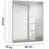 home24 OMARA Z DRSNIMI VRATI, bela | Shoptok.si