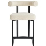 Ellos Home Črno-bel oblazinjen barski stol (višina sedeža 66 cm) Parie – | Shoptok.si