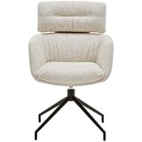 Dieter Knoll NASLANJAČ, kovina, tekstil črna, bež | Shoptok.si