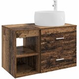 vidaXL Set namještaja za kupaonicu 2 kom. Staro drvo Konstruirano drvo - Staro drvo | shoptok.hr