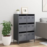  Visoka komoda antracit 68x39x101,5 cm od čelika | Eponuda.ba