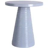 Metalni okrugao pomoćni stol ø 40 cm Catania Ribbed –
