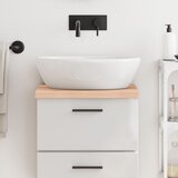  Kupaonska radna ploča 40x40x(2-4) cm netretirano masivno drvo | shoptok.hr