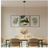  Brilagi - Visilica na sajli ABRAHAM 1xE27/60W/230V, prečnika 45 cm, u zelenoj boji | Eponuda.com