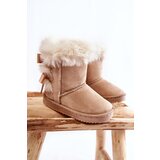 Boto Children's Insulated Snow Boots With Bows Light beige Funky | ePonuda.com