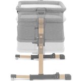 Kinderkraft prenosna posteljica neste™ grow light grey full wood | Shoptok.si