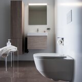 Laufen H8109620001041 Pro S 55 x 46,5 cm pravokotni stenski keramični umivalnik z odprtino za armaturo | Shoptok.si
