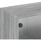  Zidni ormarić sa staklenim vratima boja hrasta 102 x 37 x 35 cm | shoptok.hr