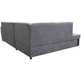 MID.YOU KOTNA SEDEŽNA GARNITURA, velur siva, črna | Shoptok.si