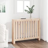 vidaXL Pokrov za radiator 108,5x19x84 cm trdna borovina Cene