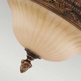 Elstead Lighting Elstead Sonoma Valley Stropna svetilka z 2 vgradnima svetilkama, barva želve, E27, (22098678) | Shoptok.si