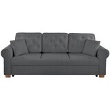 MID.YOU ZOFA S POSTELJNO FUNKCIJO, temno siva tekstil | Shoptok.si