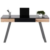 Modern Living Pisalna Miza Viola, Siva, Barva Hrasta | Shoptok.si