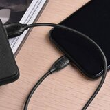 Hoco BOROFONE podatkovni kabel X19 Lightning na USB 1m 2,4A črn | Shoptok.si