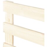  Okvir za krevet od paleta od masivne borovine 100 x 200 cm | shoptok.hr