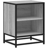  Noćni ormarići 2 kom Sivi Sonoma Konstruirano drvo i metal | shoptok.hr