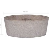  Umivaonik sivi Ø 40 x 15 cm mramorni | shoptok.hr