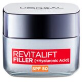 L´Oréal Paris Revitalift Filler HA SPF50 krema za braz s hialuronsko kislino 50 ml za ženske | Shoptok.si