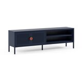 Marckeric Temno modra kovinska TV omarica 160x50x35 cm Sayla – | Shoptok.si
