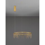 Nova Luce Aluminijasta LED zatemnitvena viseča svetilka v zlati barvi ø 65 cm Stellar – | Shoptok.si