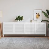  Vrata za ormarić rešetkasta 4 kom bijela 61,5x59,4 cm borovina | shoptok.hr