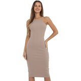 RUE PARIS Dress-RV-SK-7562.20X-dark beige | ePonuda.com