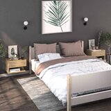  Zidni noćni ormarić boja hrasta sonome Smeđa | shoptok.hr
