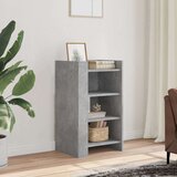 vidaXL Komoda betonsko siva 45x35x75 cm inženirski les | Shoptok.si