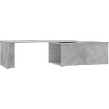 Furnova Klubska mizica betonsko siva 150x50x35 cm iverna plošča, (21914695) | Shoptok.si