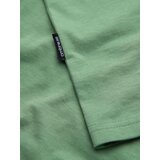 Ombre BASIC men's cotton classic tee with v-neck - green | Shoptok.si