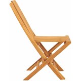  Sklopive vrtne stolice 4 kom 47x47x89 cm od masivne tikovine | shoptok.hr