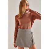 Bianco Lucci Women's Turtleneck Knitwear Sweater Cene