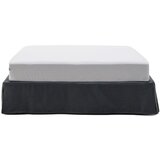 Kave Home Antracitno sivi tapecirani bračni krevet 160x200 cm Jaira – | shoptok.hr