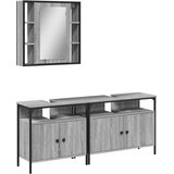  3-dijelni set kupaonskih ormarića boja hrasta sonome drveni | shoptok.hr