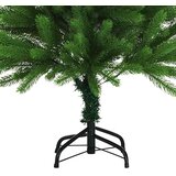  Umjetno osvijetljeno božićno drvce s kuglicama 120 cm zeleno | shoptok.hr