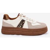 Boto Women's Platform Sneakers Leopard Beige Lincidi | Shoptok.si