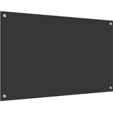  Kuhinjski zid Tamno siva 100 x 60 cm Staklo otporno na udarce | shoptok.hr
