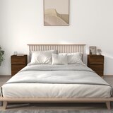  Noćni ormarići 2 kom smeđi hrast 40x35x70 cm Cijene