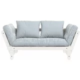Karup Design Bijela/svijetlo plava kauč na razvlačenje 162 cm Beat -