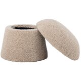 Bloomingville Bež tabure iz tkanine bouclé Bocca – | Shoptok.si